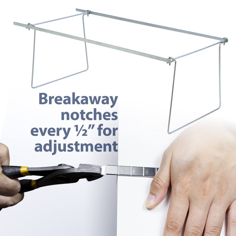 Officemate إطار ملفات معلق من أوفيس ميت، 24-27، حجم خطاب، فولاذ، مجموعة واحدة (91964) - Image 3