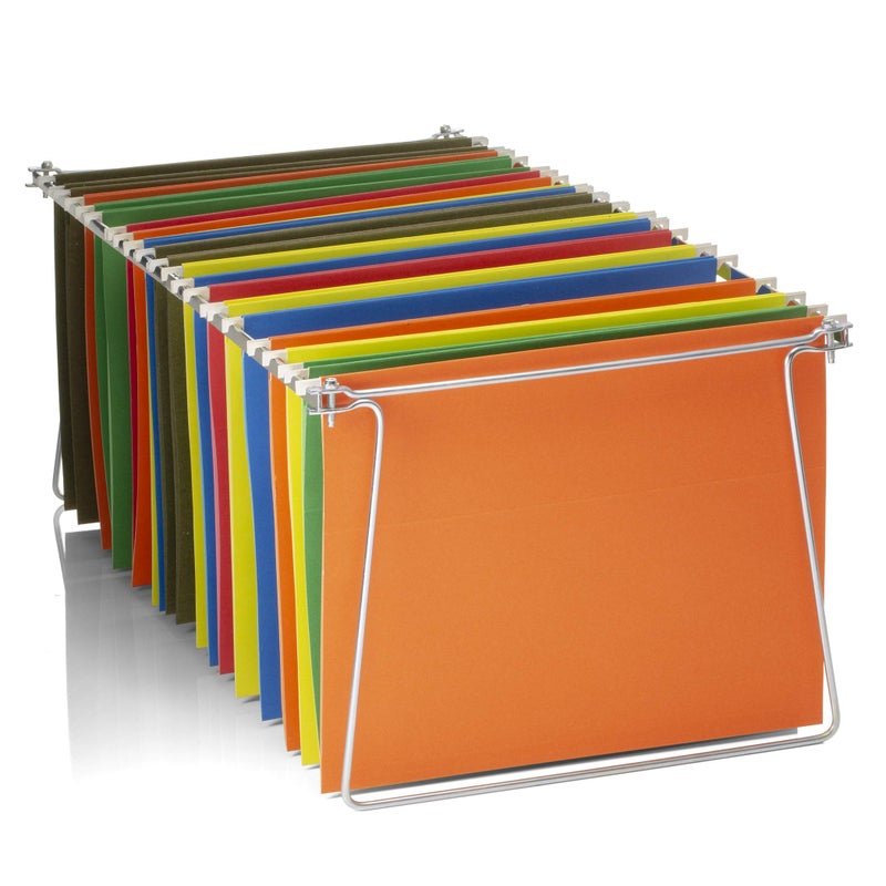 Officemate إطار ملفات معلق من أوفيس ميت، 24-27، حجم خطاب، فولاذ، مجموعة واحدة (91964) - Image 1