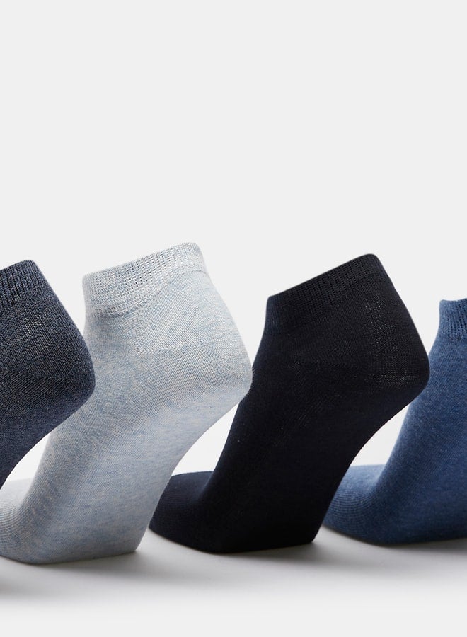 دوتشيني جوارب رجالية سادة بطول الكاحل - عبوة من  قطع - Image 3