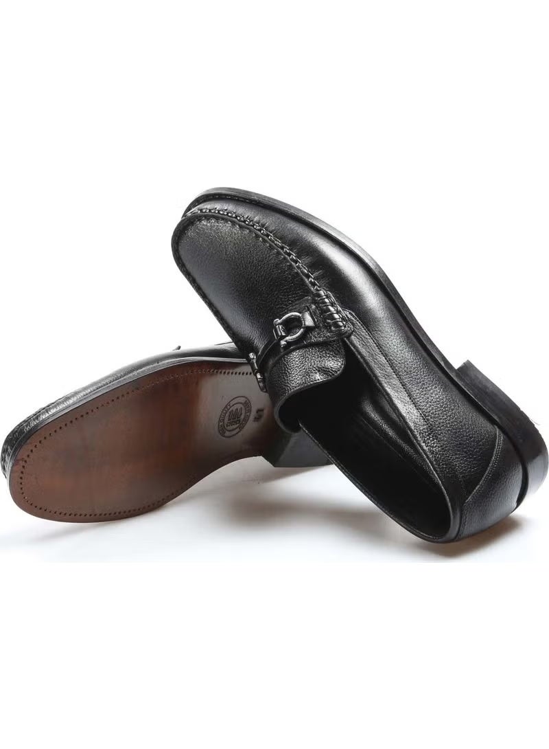Fast Step Leathery Sole Inside and Outside Genuine Leather Buckle Men's Classic Shoes 932MA67 - Image 3