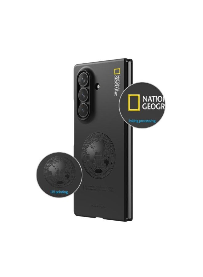 National Geographic Slim Fit Case V2 (Galaxy Z Fold Series) Galaxy Z Fold 7 Global Seal - Black - Image 4