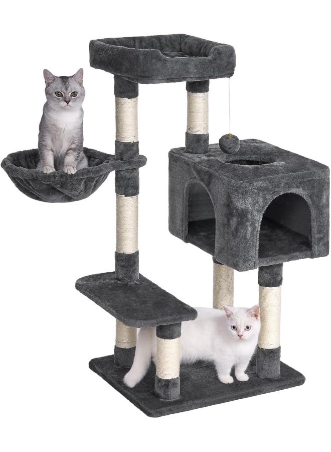 NeoStyle Large Cat Tree Tower with Scratching Posts, Play Balls and Multi-Level Platforms, Durable Indoor Cat Climber with Spacious Design for Multi-Cat Households - Image 1