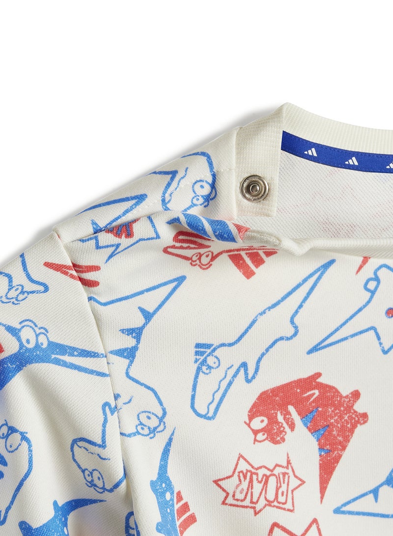 Adidas Infant Seasonal Essential Adiraptor French Terry Jogger Set - Image 3