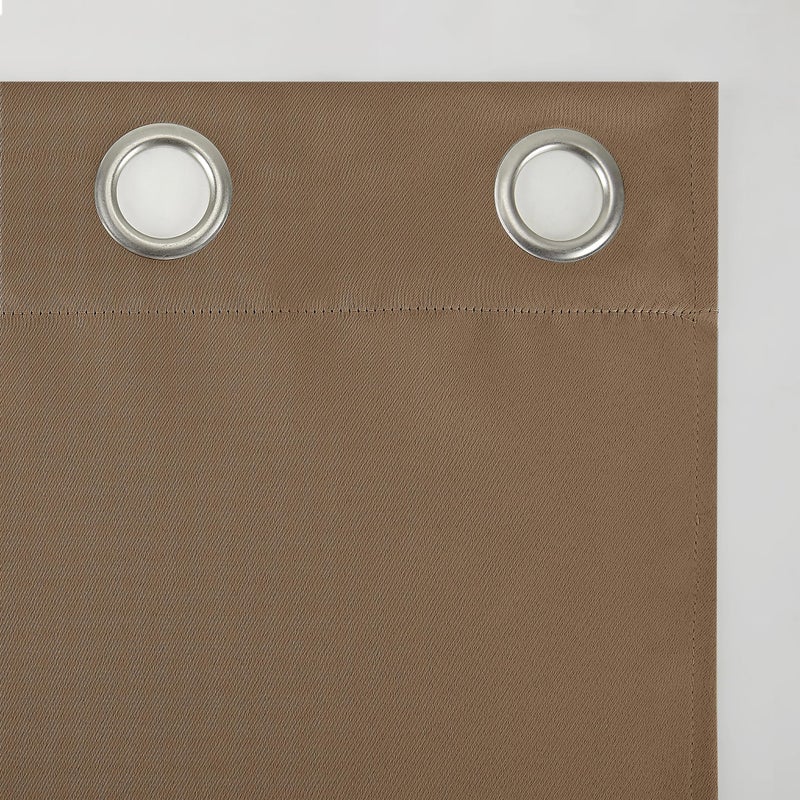 Sun Zero Easton Energy Saving Blackout Grommet Curtain Panel, 40" x 63", Barley - Image 4