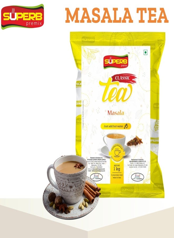 Superb Masala Tea Classic Premix any time..anywhere Instant Premix 1 KG Powder SUPERB - Image 3