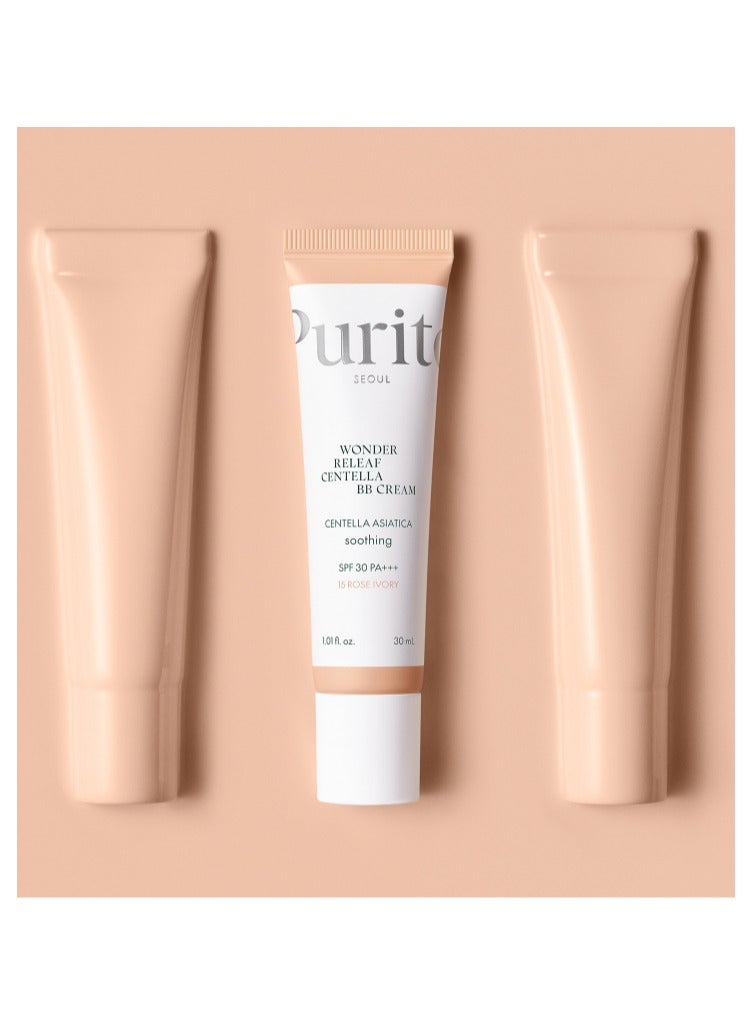 PURITO Purito Wonder Releaf Centella BB Cream #15 Rose Ivory 30 PA++++ 30ml - Image 2