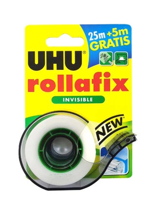 Rollafix Invisible Stationery Adhesive Tape, No Noise, Silent Operation Dispenser With Refill, 25 M (+ 5M Free) X 19 Mm, Invisible - pzsku/ZEBEDFF45433751DA03D7Z/45/1748688576/9f7670e4-75aa-421f-b8b1-83db4235dbff