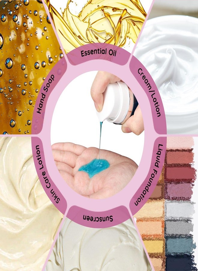 Segbeauty 5oz Clear Refillable Cosmetic Containers,Pack of 3 Airless Pump Bottles 150ml Empty Travel Size Bottles Airless Cosmetic Pump Container Vacuum Cosmetic Travel Bottle for Toiletries - Image 4