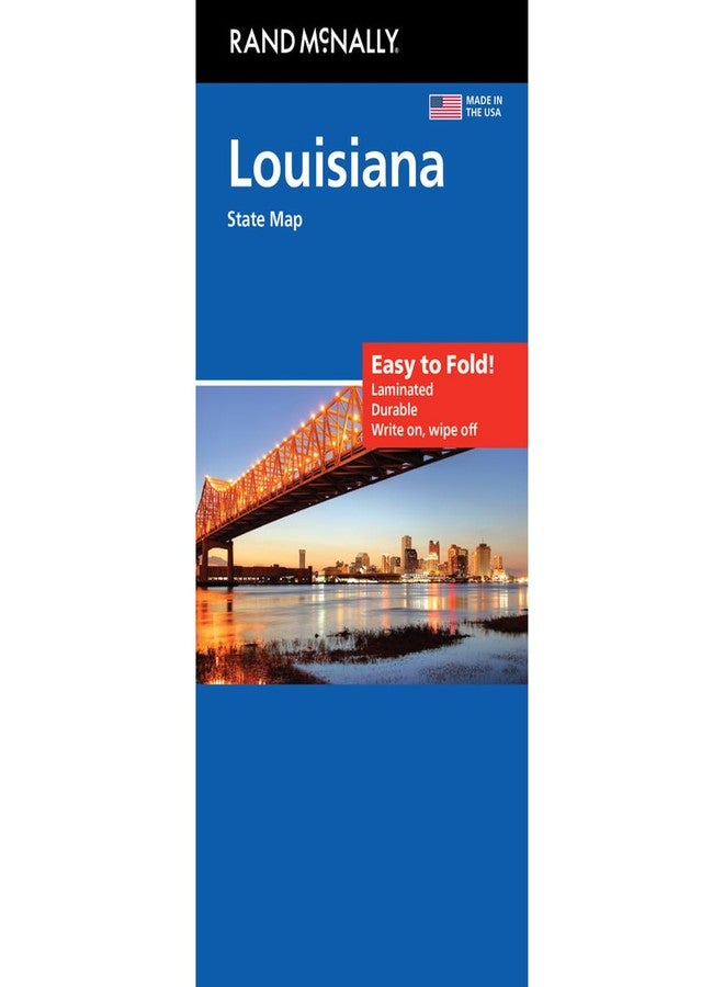 Rand McNally Easy to Fold: Louisiana Laminated Map - Image 1