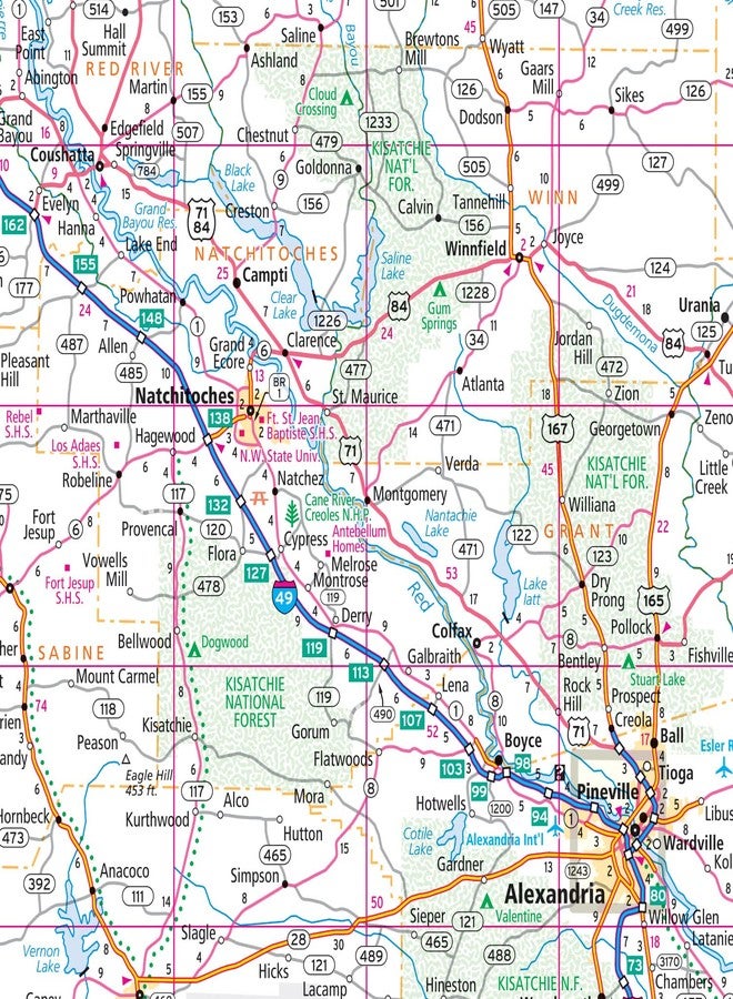 Rand McNally Easy to Fold: Louisiana Laminated Map - Image 5