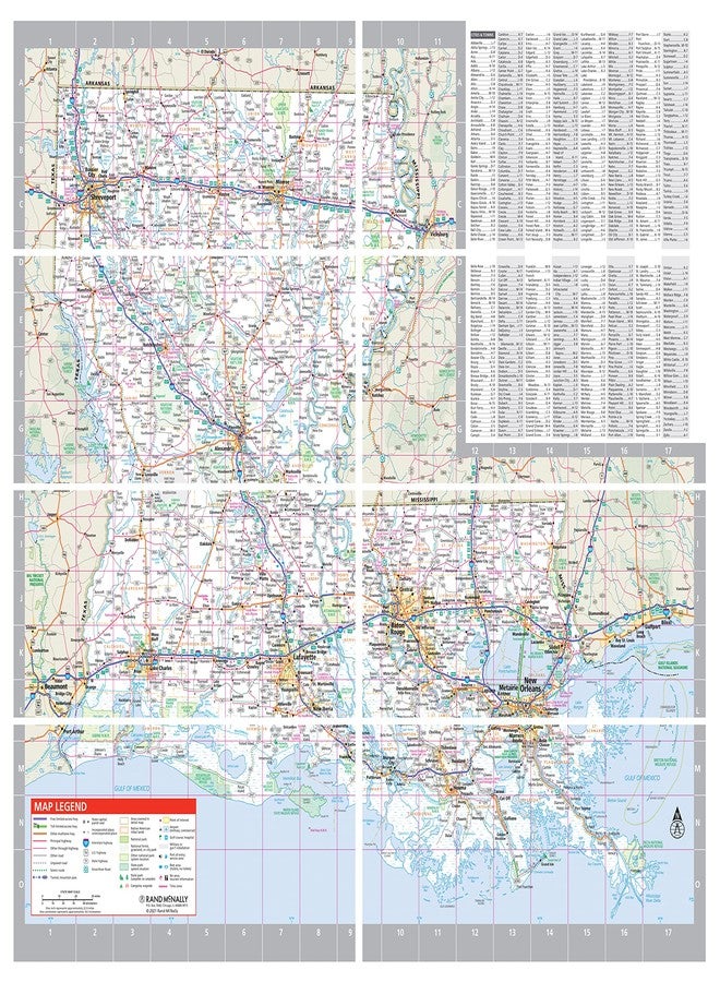 Rand McNally Easy to Fold: Louisiana Laminated Map - Image 3