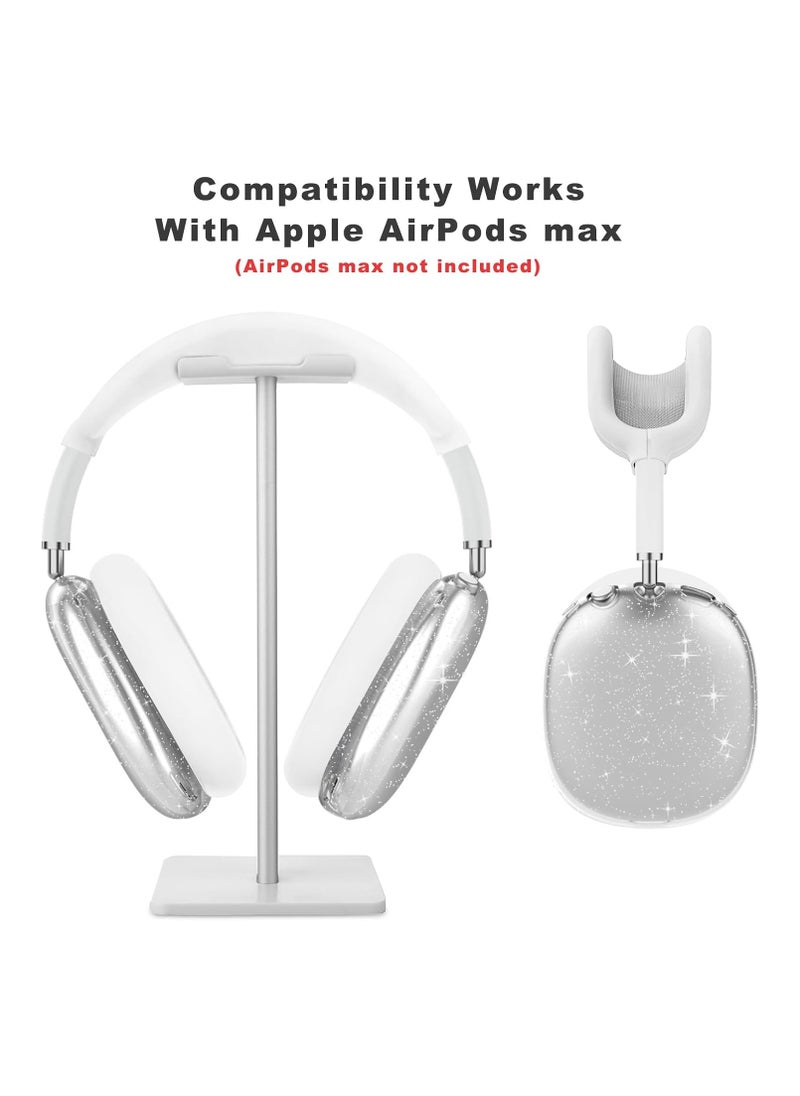 Anmi - For AirPods Max case Cover,Anti-Scratch Ear Pad Case Cover/Ear Cups Cover/Headband Cover for AirPods Max.  Clear Soft TPU and Silicone. - Image 1