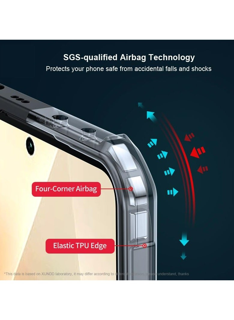 Xiaomi Poco X6 Pro 5G Case Cover, Ultra-Thin Lightweight Cover Soft TPU Bumper + Acrylic Clear Back Mobile Phone Case Cover - Image 3