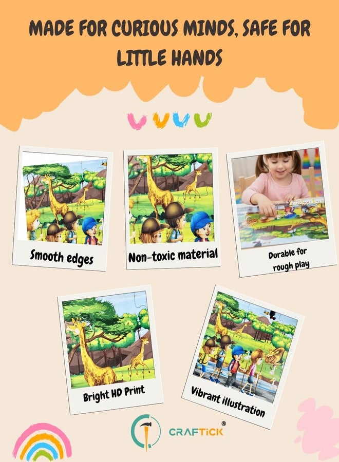 Craftick® Children's Park Puzzle for Kids | Return Gift | 35-Piece Puzzle Game for Kids Age 6+ | Brain Development & Educational Gift - Image 3