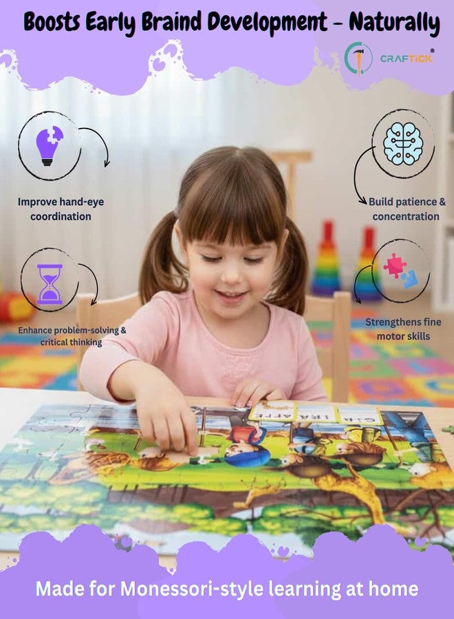 Craftick® Children's Park Puzzle for Kids | Return Gift | 35-Piece Puzzle Game for Kids Age 6+ | Brain Development & Educational Gift - Image 5