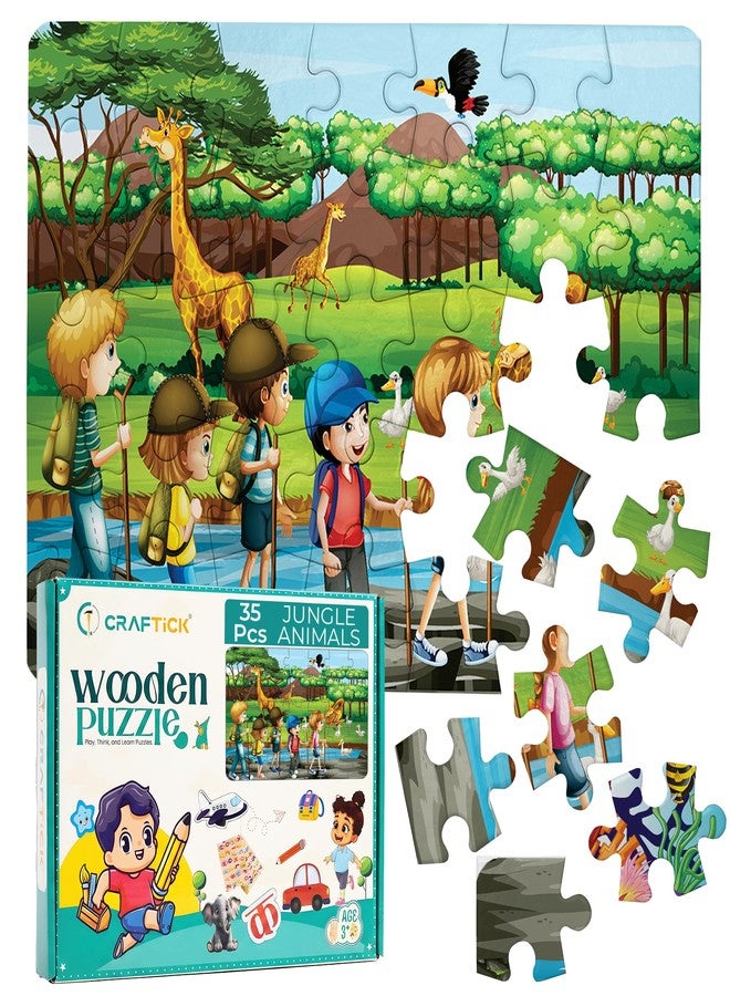 Craftick® Children's Park Puzzle for Kids | Return Gift | 35-Piece Puzzle Game for Kids Age 6+ | Brain Development & Educational Gift - Image 1