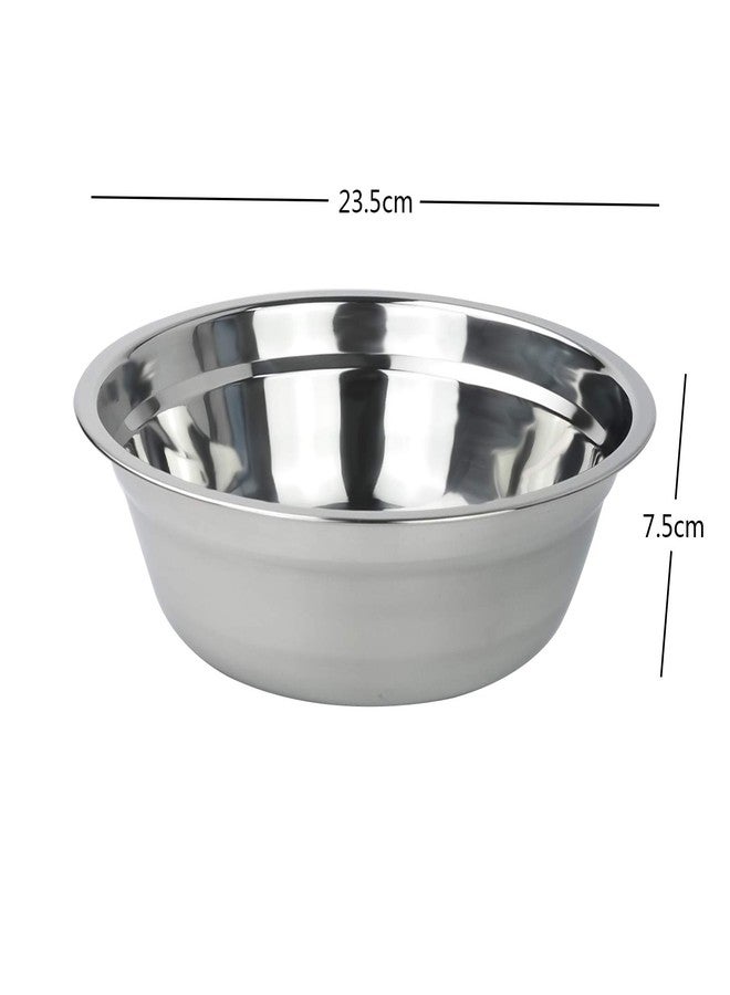 Callyne 4-Pack Stainless Steel Mixing Bowls, Metal Prep Bowls, F - Image 2