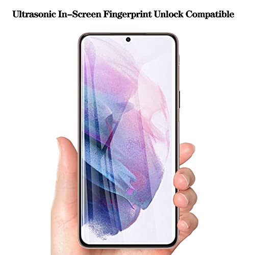 LYWHL [2 Pack for Samsung Galaxy S21 Plus Privacy Screen Protector, Anti-Spy Full Adhesive Flexible Film for Galaxy S21 Plus, [Compatible Fingerprint] Easy Installation Frame - Image 3