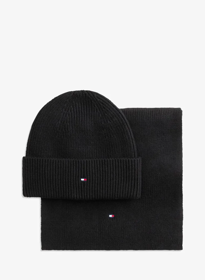 Hilfiger Flag Beanie And Scarf Gift Box