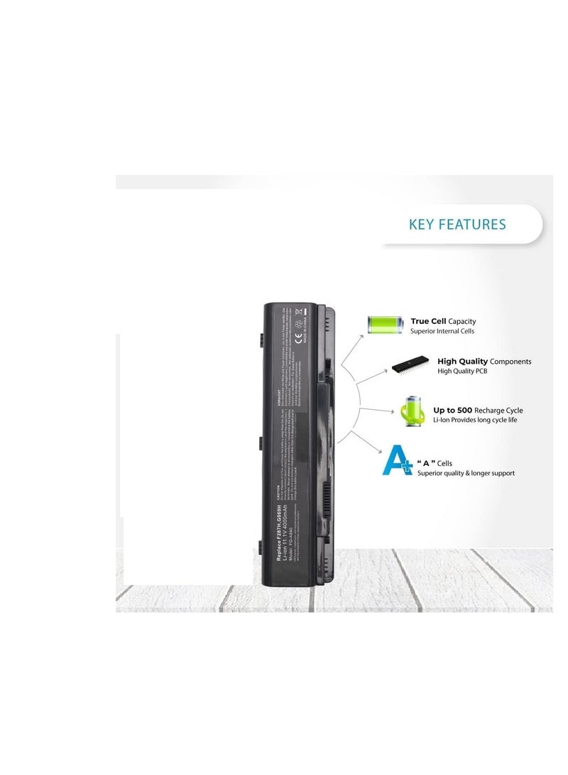 Terabyte Replacement Battery For Dell Inspiron 1410 and Vostro 1014/1014n/1015/1015n/1088/1088n/A840/A860n Black - Image 3