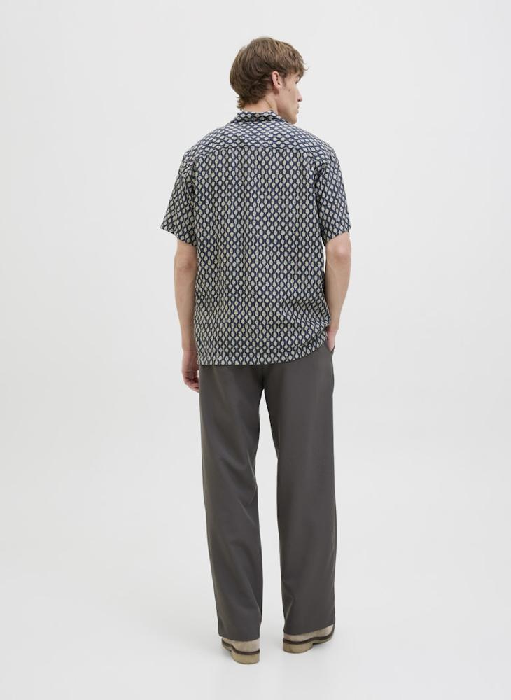 JACK & JONES Jprblulincoln Print Resort Relaxed Fit Shirt  - Image 2