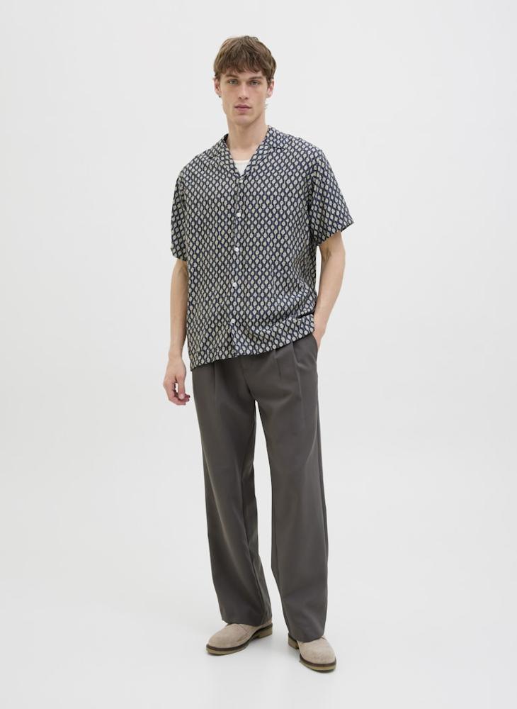 JACK & JONES Jprblulincoln Print Resort Relaxed Fit Shirt  - Image 4