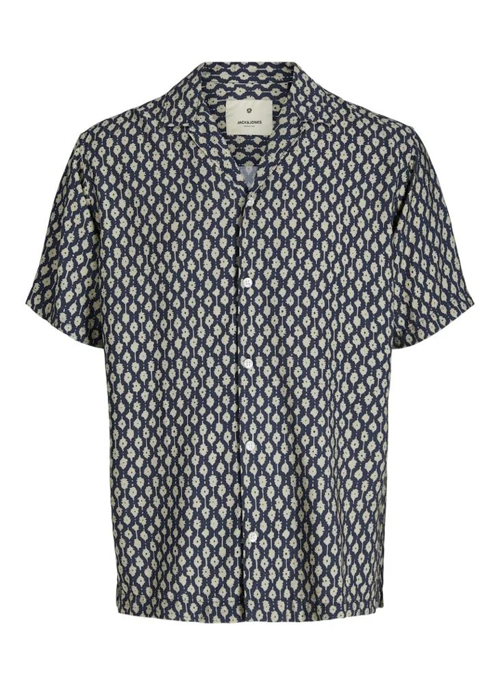 JACK & JONES Jprblulincoln Print Resort Relaxed Fit Shirt