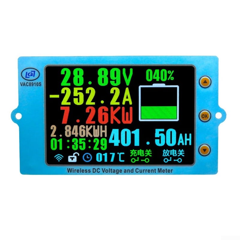 Wireless Voltage Meter Battery Monitor With Dual Relay Control 120V300A - Image 5