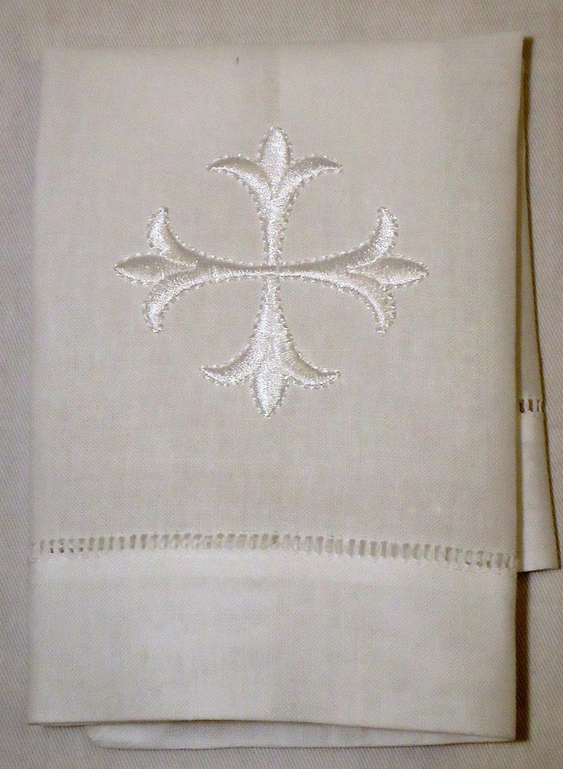 Integrity Designs Baby Baptism Cloth with White Cross - Image 1
