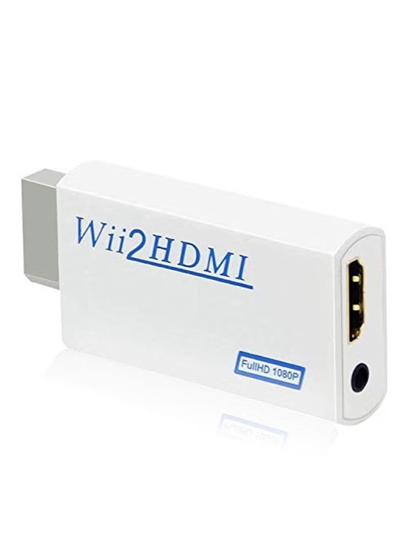 Generic - Wii to HDMI Converter Adapter - Upgrade Your Gaming Experience with 720P/1080P HD Output, 3.5mm Audio Video Support - Compatible with Wii Display Modes - For Nintendo Wii Game Accessory - Image 1