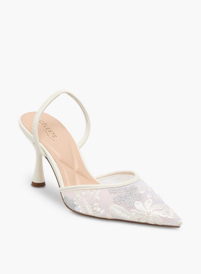 Celeste Women Stiletto Heel Mules - Image 2