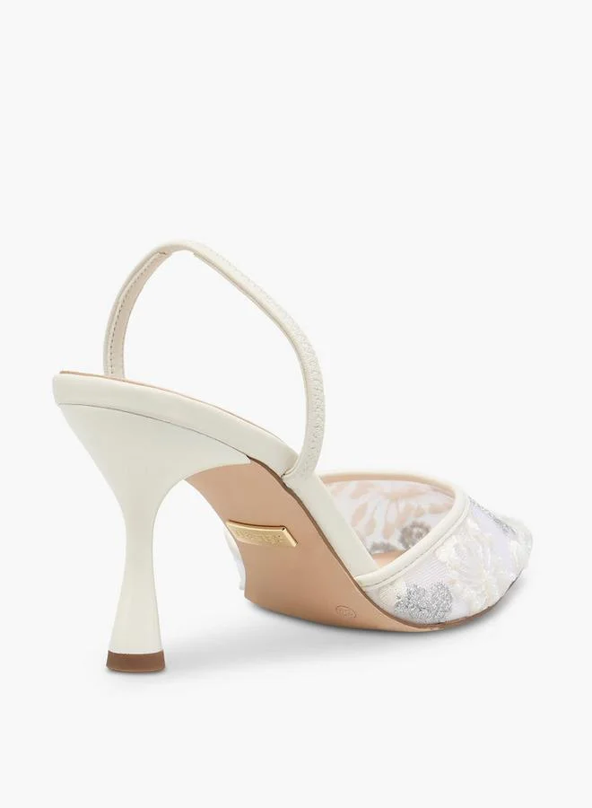 Celeste IVORY Women Stiletto Heel Mules for Women | Best Price UAE