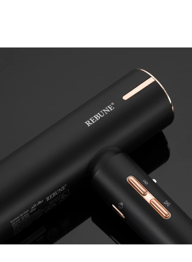 REBUNE 1800W, High Speed Air Dryer With Air Purification Function Black - Image 3