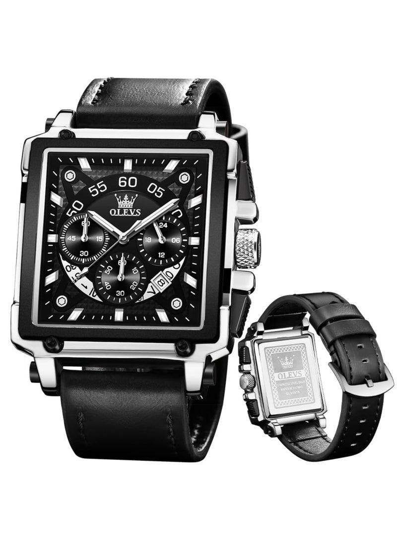 OLEVS OLEVS Men's Fashion Stainless Steel Chronograph Waterproof Men's Watch 9919  - Image 1