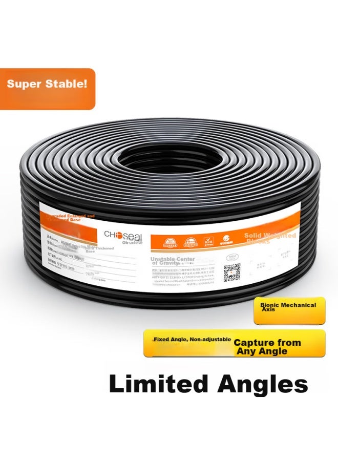CHOSEAL Akihabara Category 6 Ethernet Cable, Double-shielded, Waterproof, Sun-resistant, Cold-resistant, Anti-interference, Gigabit, Pure Copper, Outdoor-specific Network Cable, Black, 100 Meters, Qs2604t100s - Image 1