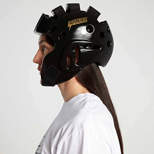 Pro Force PROFORCE Lightning Karate/Martial Arts Headgear - Black - Small - Image 5