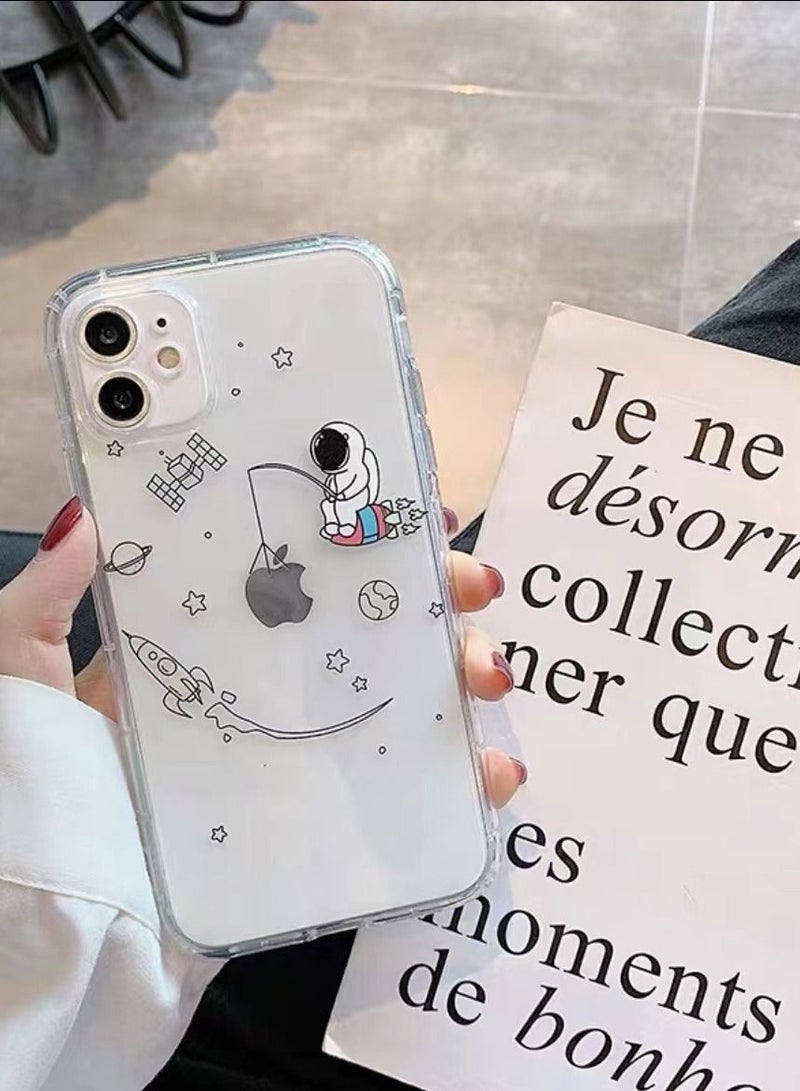 Back Cover Printed TPU Protective Mobile Phone Case for iPhone