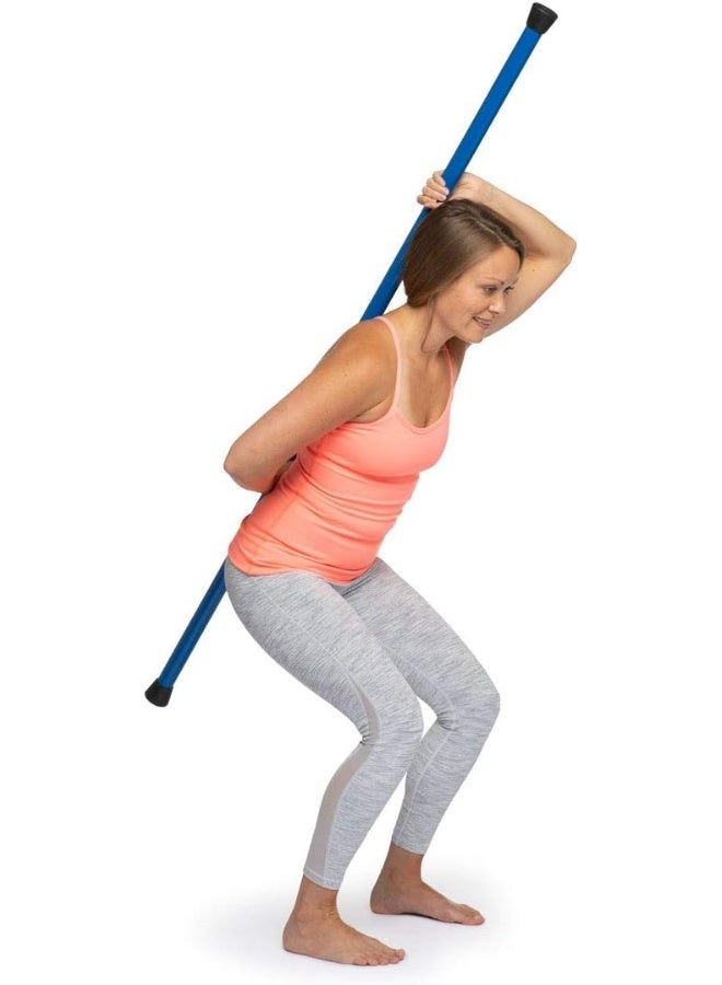 OPTP Booyah Stik by Bob and Brad - Yoga Stick and Mobility Stick for Stretching, Walking, and Exercise - Physical Therapy Stick, Pilates Stick, or Fitness Stick for Balance and Mobility Training - Image 3