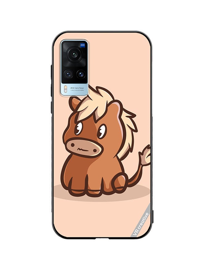 VR CREATIVE Protective Case Cover For Vivo X60 Horse Cartoon Design Multicolour - Image 1
