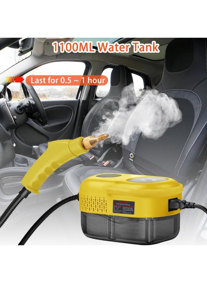 Joshberg Pressurized Steam Cleaner, 3-Level Adjustable Handheld Steamer Cleaning for Home, 15s Fast Heat-Up, 2500W Multi-Surface Portable Steamer for Floor/Grout/Car/Kitchen & Bathroom - Image 2