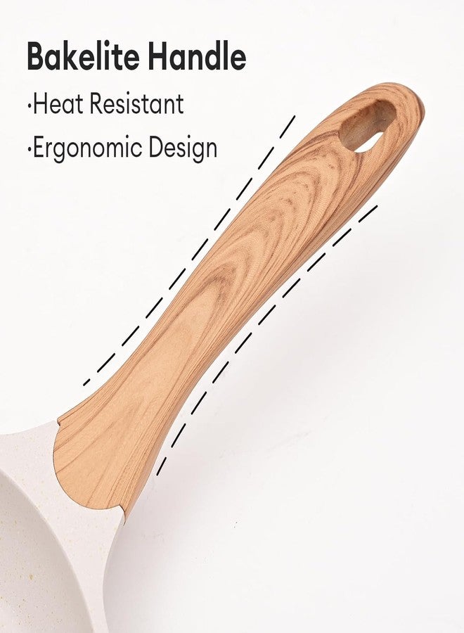 proxin Nonstick Granite Frying Pan Skillet, Non Stick Omelette Fry Pans, Omelet Egg Pan, Stone Cookware Chef's, Induction Compatible, PFOA Free - Image 5