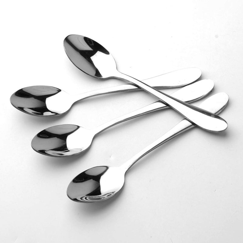 JIAKAI 12pcs Stainless Steel Tea Dinner Server Spoon and Cake Fruit Forks Kitchen Accessory Wedding Party for Dessert, Salad, Appetizer, Cocktail(6 Forks + 6 Spoons) - Image 3