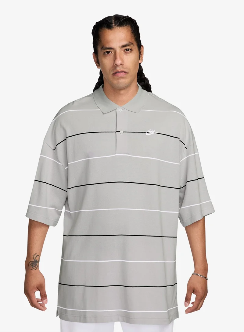 Club Oversized Stripe Polo