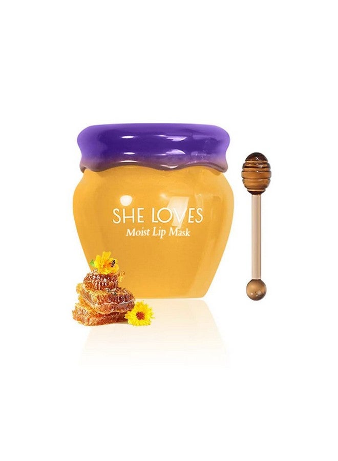 RILIMIOO Honey Lip Mask Lip Masks For Dry Lips Day And Night Repair The Lip Color Fade Lip Lines Hydrating Prevention Dry And Crack Lipstick Raincoat Sleeping Lip Mask (Honey For Day Use) - Image 1