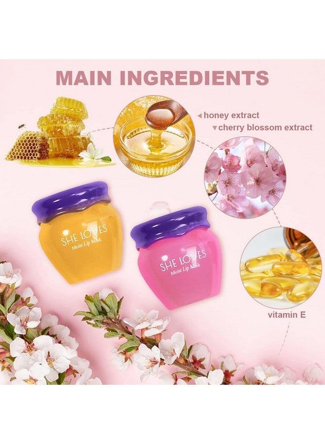 RILIMIOO Honey Lip Mask Lip Masks For Dry Lips Day And Night Repair The Lip Color Fade Lip Lines Hydrating Prevention Dry And Crack Lipstick Raincoat Sleeping Lip Mask (Honey For Day Use) - Image 2