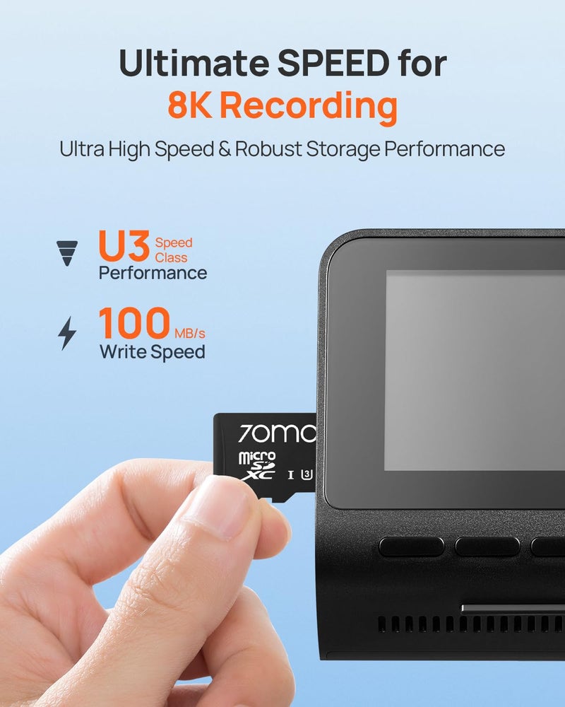 70mai Micro SD Card 32GB Memory Card, Up to 100MB/s, Suitable for 70mai Dash Cam 1S, Lite 2, A400, M300, A500S, A510 - Image 2