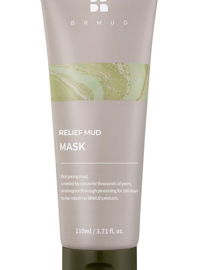 مل ، قناع رطب المسام العميقة ورطب الوجه ، العناية بالبشرة110قناع الطين الإغاثة - Image 1