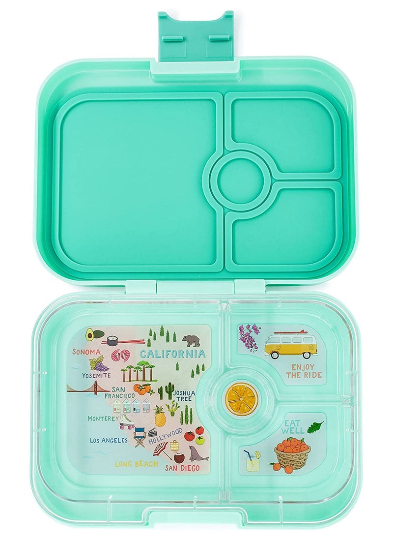 Yumbox - Yumbox Surf Green 4 Compartment Leakproof Bento Lunch Box Container for Kids & Adults - Image 1