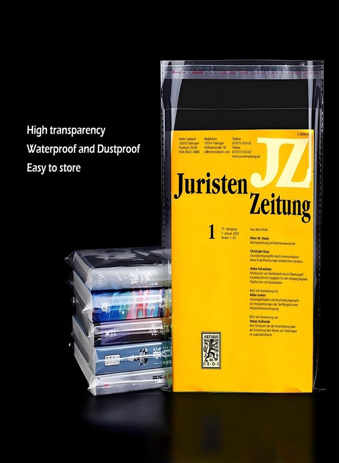 TORISING Magazine Protectors Clear Plastic Magazine Sleeves 80PCS 9.25 X 11.8 Cellophane Bags 9 Silk Thick Resealable Protective Storage Display for Guides Documents Photos (9.25 x 11.8 Inch) - Image 5