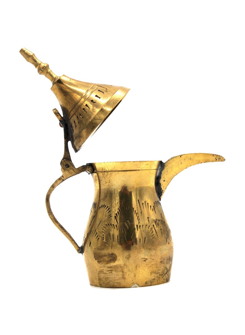 Antique Museum BRASS SAUDI COFFEE POT 3INCHES-ALN214  - Image 5